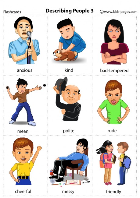 Describing People 3 flashcard